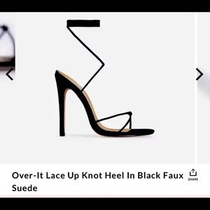EGO Lace Up Heels 🖤 FINAL PRICE